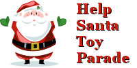 Help Santa Toy Parade Logo